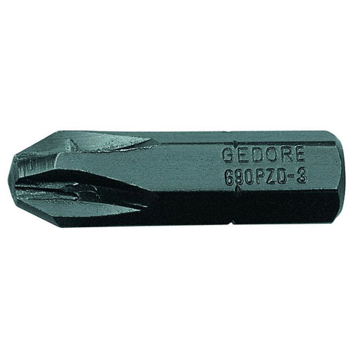 GEDORE Schraubendreherbit 1/4", Vorteilspack 10-tlg, Kreuzschlitz PZ 1