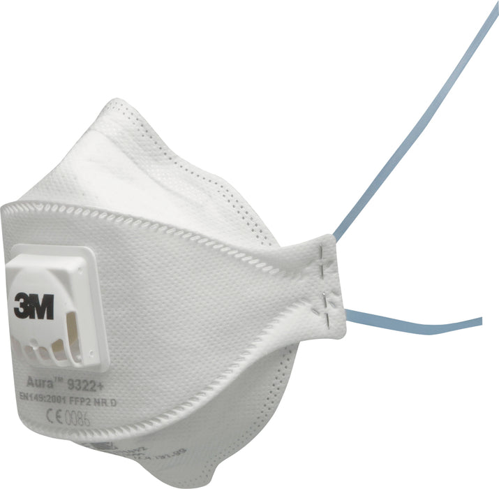 Partikelmaske Aura™ 9322+ FFP2, mit Ausatemventil, Grosspackung