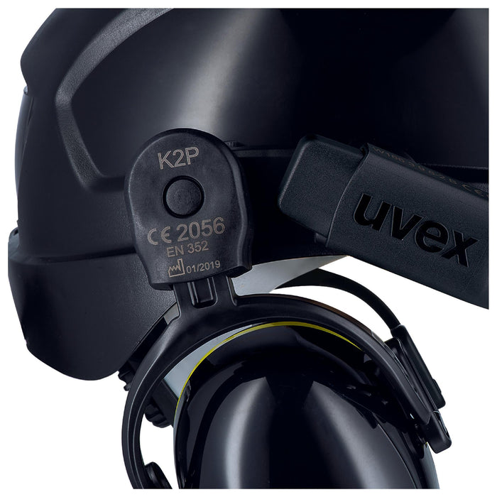 uvex pheos K2P Magnet dielektrische Helmkapsel SNR 30 dB