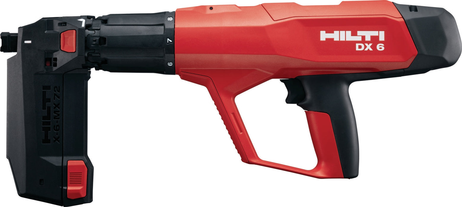 DX 6 MX pulverbetriebenes Gerät mit Magazin