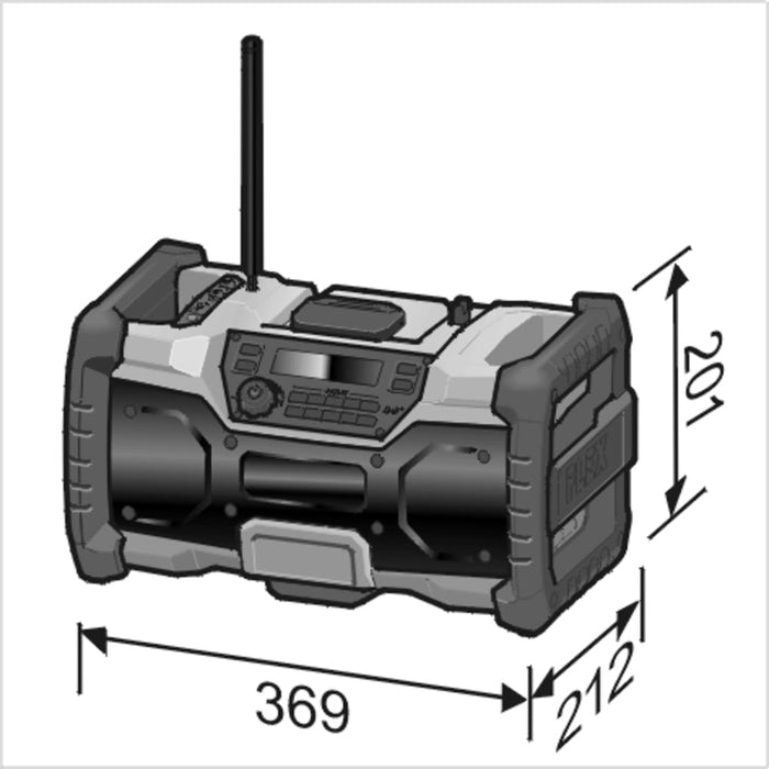 FLEX RD 10.8/18.0/230 CEE Radio