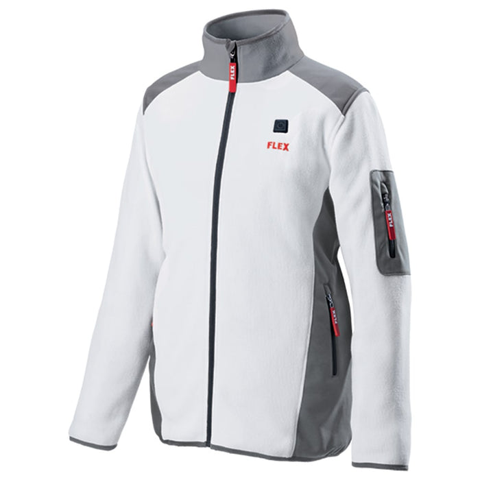 FLEX Akku- Heizjacke Fleece XS TF White 10.8/ 18.0 WOMEN